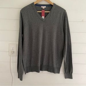 NWT Merona Gray V-Neck Sweater